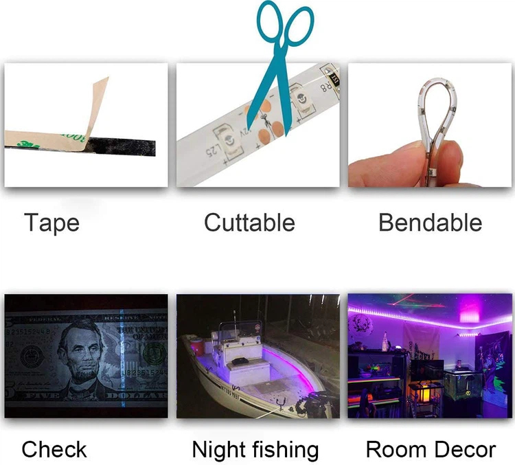 UV LED Strip Light USB Powered UV LED Strip Light USB Powered