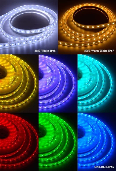 5050 RGB šviesos juosta