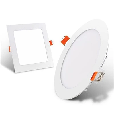 LED skydelis baltas kvadratinis lubų šviestuvas