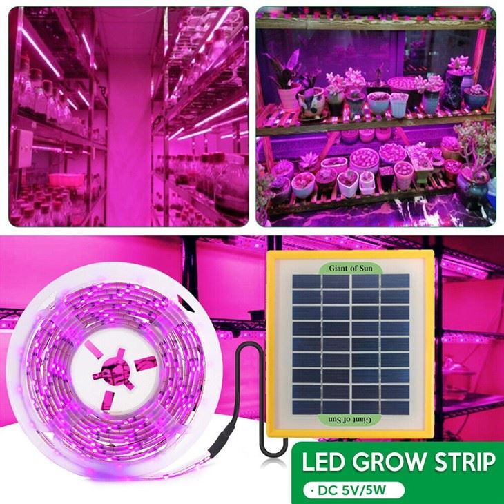 Solar Panel LED Grow Light Strip 3