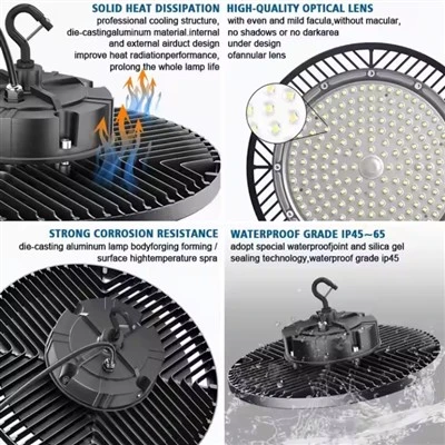 Led vandeniui atsparus Highbay Light 250W Ip67 3400K